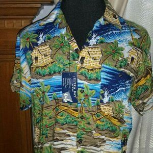 Ultra Bay by KBB  Men's Hawaiian Shirt SMALL